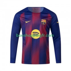 Maillot Domicile FC Barcelone 2025-2026 Manches Longues Homme