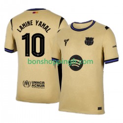 Maillot Extérieur FC Barcelone Lamine Yamal 10 UCL 2025-2026 Manches Courtes Homme