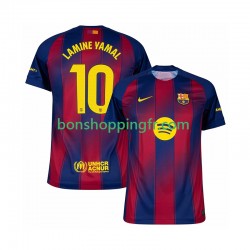 Maillot Domicile FC Barcelone Lamine Yamal 10 2025-2026 Manches Courtes Homme