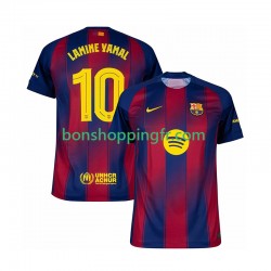 Maillot Domicile FC Barcelone Lamine Yamal 10 Champions League 2025-2026 Manches Courtes Homme