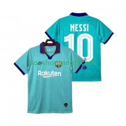Maillot Rétro 3ème FC Barcelone Lionel Messi 10 2019 2020 Manches Courtes Homme