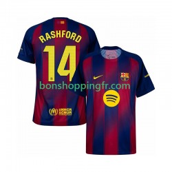 Maillot Domicile FC Barcelone Marcus Rashford 14 2025-2026 Manches Courtes Homme