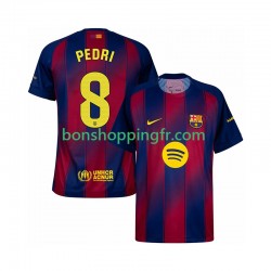 Maillot Domicile FC Barcelone Pedri 8 2025-2026 Manches Courtes Homme