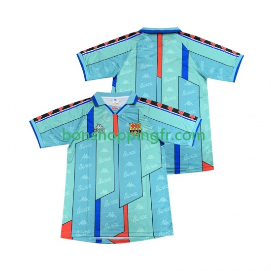 Maillot Rétro Extérieur FC Barcelone 1996 1997 Manches Courtes Homme Maillot Rétro Extérieur FC Barcelone 1996 1997 Manches Courtes Homme