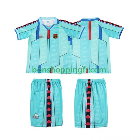 Maillot Rétro Extérieur FC Barcelone 1996 1997 Manches Courtes Jeune Enfant(+shorts) Maillot Rétro Extérieur FC Barcelone 1996 1997 Manches Courtes Jeune Enfant(+shorts)