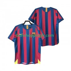 Maillot Rétro Domicile FC Barcelone 2005 2006 Manches Courtes Homme