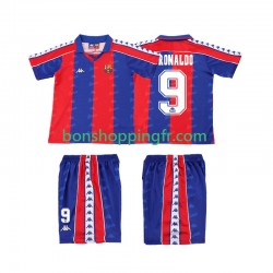 Maillot Rétro Domicile FC Barcelone Ronaldo 9 1992 1995 Manches Courtes Jeune Enfant(+shorts)