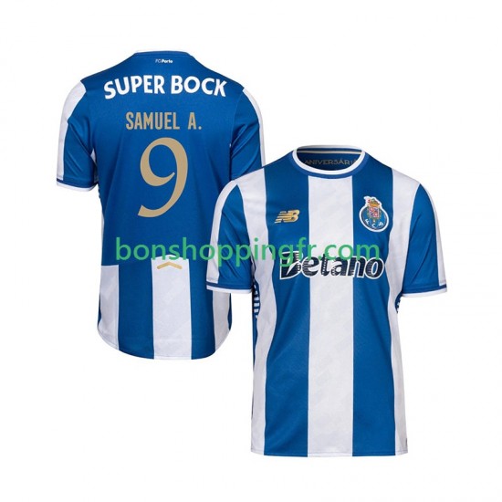 Maillot Domicile FC Porto Samu Aghehowa 9 2025-2026 Manches Courtes Homme Maillot Domicile FC Porto Samu Aghehowa 9 2025-2026 Manches Courtes Homme