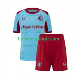 Maillot 3ème Feyenoord Rotterdam 2025-2026 Manches Courtes Jeune Enfant(+shorts)