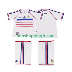 Maillot Rétro Extérieur France 1998 Manches Courtes Jeune Enfant(+shorts)