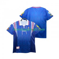 Maillot Rétro Domicile France 1996 Manches Courtes Homme