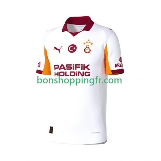 Maillot Extérieur Galatasaray 2025-2026 Manches Courtes Homme Maillot Extérieur Galatasaray 2025-2026 Manches Courtes Homme