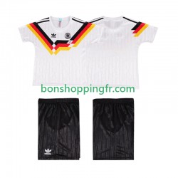 Maillot Rétro Domicile Allemagne 1990 Manches Courtes Jeune Enfant(+shorts)