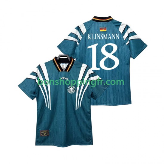 Maillot Rétro Extérieur Allemagne KLINSMANN 18 1996 Manches Courtes Homme Maillot Rétro Extérieur Allemagne KLINSMANN 18 1996 Manches Courtes Homme
