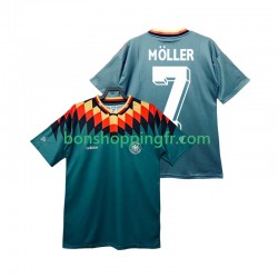 Maillot Rétro Extérieur Allemagne MOLLER 7 1994 Manches Courtes Homme
