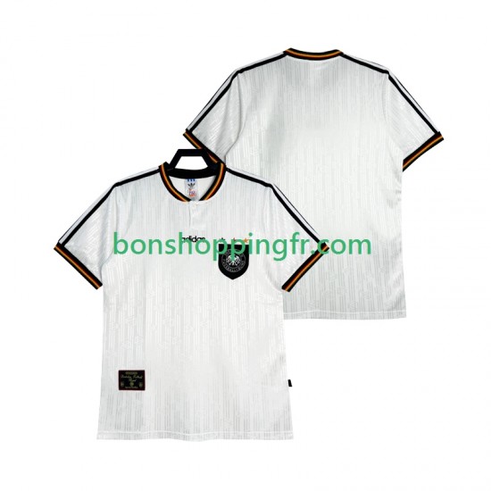 Maillot Rétro Domicile Allemagne 1996 Manches Courtes Homme