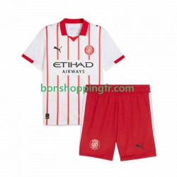 Maillot Domicile Girona 2025-2026 Manches Courtes Jeune Enfant(+shorts)
