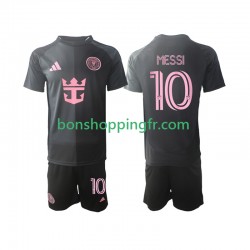 Maillot Extérieur InterMiami Lionel Messi 10 2025 Manches Courtes Jeune Enfant(+shorts)