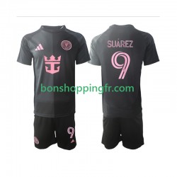 Maillot Extérieur InterMiami Luis Suarez 9 2025 Manches Courtes Jeune Enfant(+shorts)