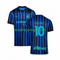 Maillot Domicile Inter Milan Lautaro Martinez 10 2025-2026 Manches Courtes Homme