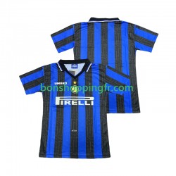 Maillot Rétro Domicile Inter Milan 1997 1998 Manches Courtes Homme