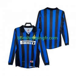 Maillot Rétro Domicile Inter Milan 1998 1999 Manches Longues Homme