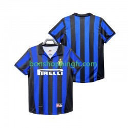 Maillot Rétro Domicile Inter Milan 1998 1999 Manches Courtes Homme