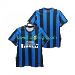 Maillot Rétro Domicile Inter Milan 2009 2010 Manches Courtes Homme