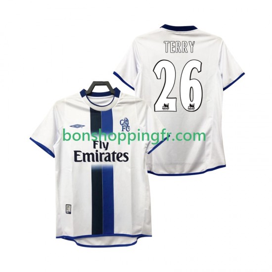 Maillot Rétro Extérieur Inter Milan TERRY 26 2003 2004 Manches Courtes Homme