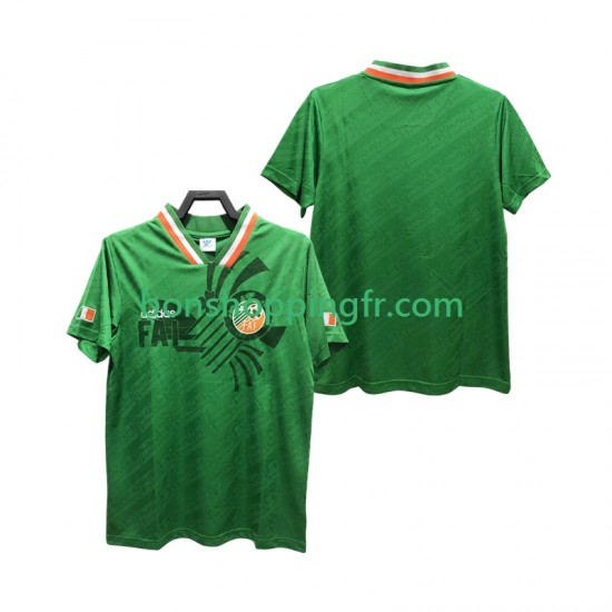 Maillot Rétro Domicile Irlande 1994 Manches Courtes Homme Maillot Rétro Domicile Irlande 1994 Manches Courtes Homme