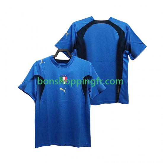 Maillot Rétro Domicile Italie 2006 Manches Courtes Homme Maillot Rétro Domicile Italie 2006 Manches Courtes Homme
