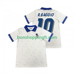 Maillot Rétro Extérieur Italie Roberto Baggio 10 1994 Manches Courtes Homme