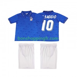 Maillot Rétro Domicile Italie Roberto Baggio 10 1994 Manches Courtes Jeune Enfant(+shorts)