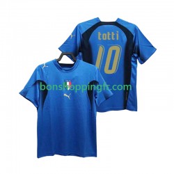 Maillot Rétro Domicile Italie Totti 20 2006 Manches Courtes Homme