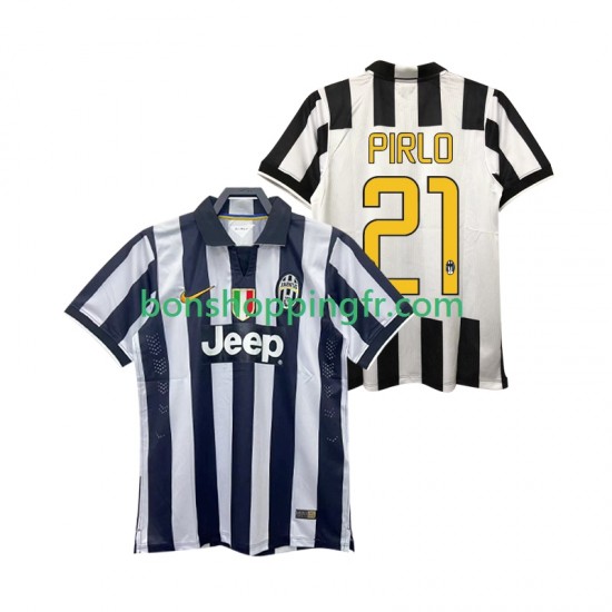 Maillot Rétro Domicile Juventus Andrea Pirlo 21 2014 2015 Manches Courtes Homme Maillot Rétro Domicile Juventus Andrea Pirlo 21 2014 2015 Manches Courtes Homme