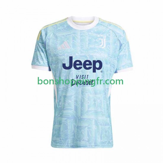 Maillot Extérieur Juventus 2025-2026 Manches Courtes Homme Maillot Extérieur Juventus 2025-2026 Manches Courtes Homme