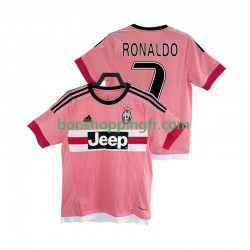 Maillot Rétro Extérieur Juventus Cristiano Ronaldo 7 2016 2017 Manches Courtes Homme