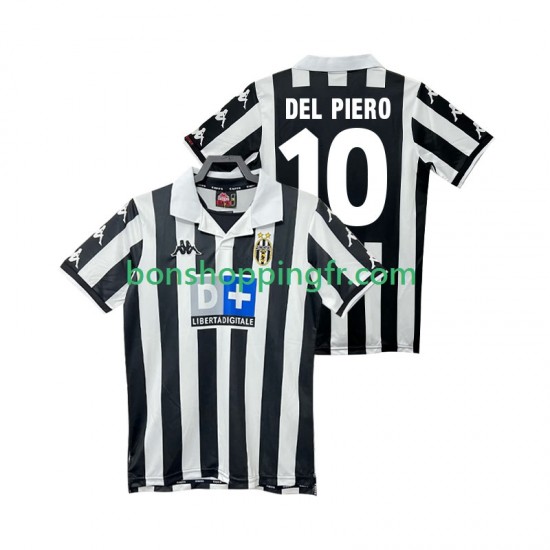 Maillot Rétro Domicile Juventus DEL PIERO 10 1999 2000 Manches Courtes Homme Maillot Rétro Domicile Juventus DEL PIERO 10 1999 2000 Manches Courtes Homme