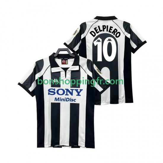 Maillot Rétro Domicile Juventus DEL PIERO 10 1997 1998 Manches Courtes Homme Maillot Rétro Domicile Juventus DEL PIERO 10 1997 1998 Manches Courtes Homme