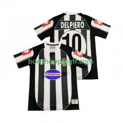 Maillot Rétro Domicile Juventus DEL PIERO 10 2002 2003 Manches Courtes Homme