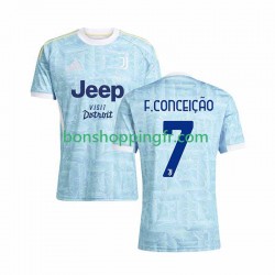 Maillot Extérieur Juventus Francisco Conceicao 7 2025-2026 Manches Courtes Homme
