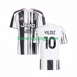 Maillot Domicile Juventus Kenan Yildiz 10 2025-2026 Manches Courtes Homme