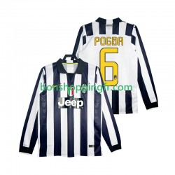Maillot Rétro Domicile Juventus Pogba 6 2014 2015 Manches Longues Homme