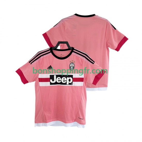 Maillot Rétro Extérieur Juventus 2016 2017 Manches Courtes Homme