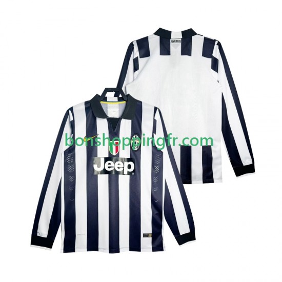 Maillot Rétro Domicile Juventus 2014 2015 Manches Longues Homme Maillot Rétro Domicile Juventus 2014 2015 Manches Longues Homme