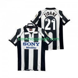 Maillot Rétro Domicile Juventus ZIDANE 21 1997 1998 Manches Courtes Homme