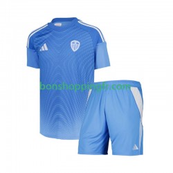 Maillot Domicile Leeds United Gardien 2025-2026 Manches Courtes Jeune Enfant(+shorts)