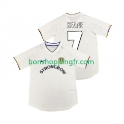 Maillot Rétro Domicile Leeds United KEANE 7 2000 2001 Manches Courtes Homme