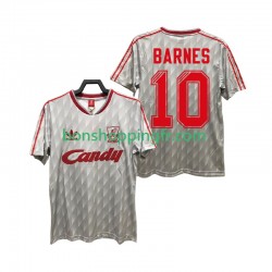 Maillot Rétro Extérieur Liverpool BARNES 10 1989 1991 Manches Courtes Homme