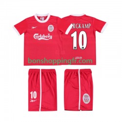 Maillot Rétro Domicile Liverpool BERGKAMP 10 LWP 1997 1998 Manches Courtes Jeune Enfant(+shorts)